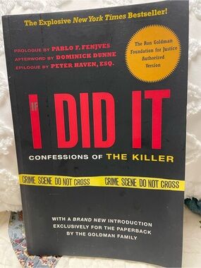 I DID IT: Confessions of the Killer - Black & Red Paperback